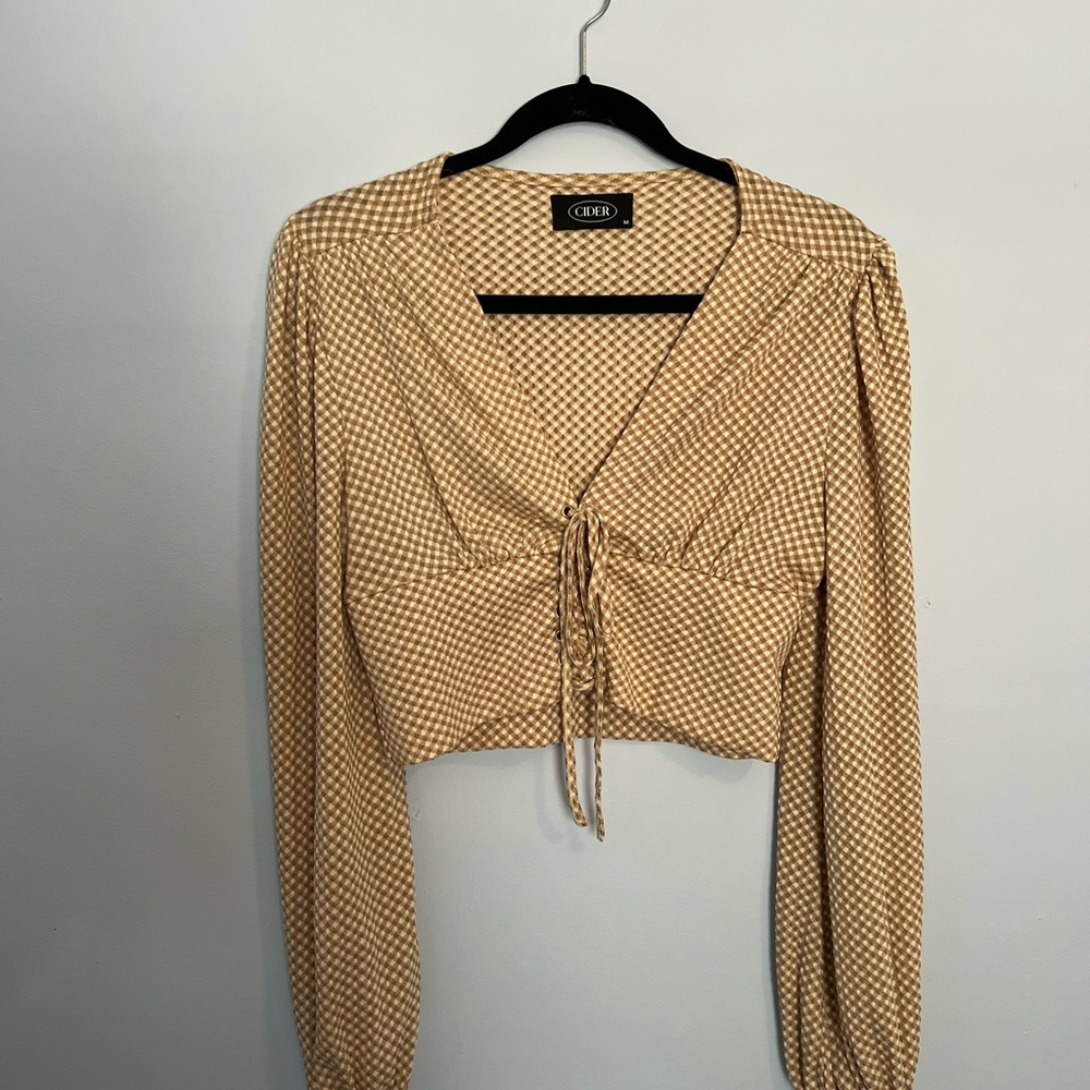 Cider Gingham Blouse